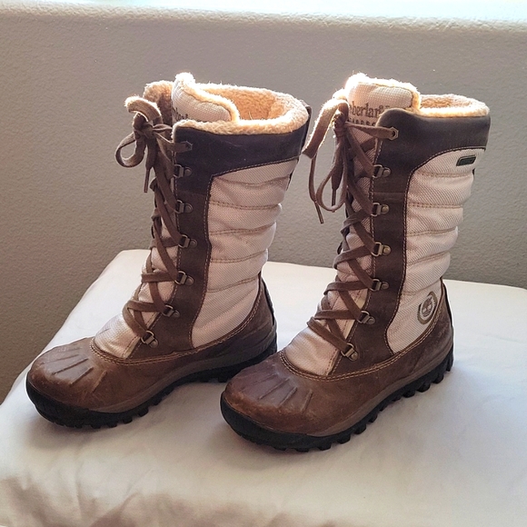 Timberland Shoes - TIMBERLAND, earthkeepers, Mt. Holly tall lace up duck boot, taupe, size 6